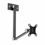 Rotating Aluminum Portable Monitor Stand Tablet Universal Folding Lifting Desktop Holder(Wall Mount Space Gray)