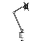 Rotating Aluminum Portable Monitor Stand Tablet Universal Folding Lifting Desktop Holder(Table Clamp Space Gray)