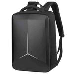 17.3-18 Inch Hard Shell Laptop Backpack with USB+Type-C Charging Ports Unisex Anti-Theft  Business Travel Bag, Color: Black