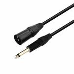 VEGGIEG 3Pin XLR Speaker Loudspeaker Cable Mixer Balanced Audio Microphone Cable, Length: 3m(6.5mm To XLR Male)
