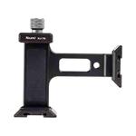 XILETU  XJ-T8 Metal Phone Holder Clamp With Cold Shoe 1/4-inch Screw Hole & Arca-Swiss Compatible Base(Black)