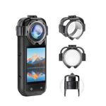 For Insta360 X5 Anti-Fog Snap-On Lens Protector Durable Glass Cover