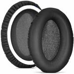 For Sennheiser HD 300 Pro Headphone 1pair Earpads Protein Leather Ear Curisons(Black)