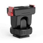 For Osmo Action 3 / 4 / 5 Pro Flymile AC5003 Magnetic Head Quick Release Base(Black)
