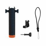 Buoyant Anti-Sink Dive Handle With Dual Cold Shoe Mounts for Action Cameras(Orange)
