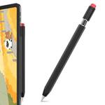 For Apple Pencil USB-C AhaStyle PT180-3 Silicone Pen Case(Black)