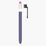 For Apple Pencil USB-C AhaStyle PT180-K Stylus Retro Anti-slip Protection Case(Dark Blue)
