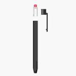 For Apple Pencil 1 AhaStyle PT180-K Stylus Retro Anti-slip Protection Case(Black)