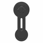 AhaStyle WG26-5 Aluminum MagSafe Circle Magnetic Laptop Expansion Stand Portable Adjustable Phone Holder(Black)
