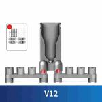 For Dyson V12 Vacuum Cleaner Wall Mount Storage Rack Accessory Holder Holds Up to 10 Attachments