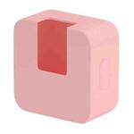 For MacBook Air 15.3 inch A2941 2023 JRC S8130 A2579 Dual C Port 35W Adapter Silicone Protective Case(Pink)