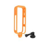 For Insta360 X5 360 Camera CQT Expandable Protective Cage Shockproof Case Vertical Orange