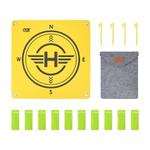 CQT 55cm Universal Reflective Drone Landing Pad Dual-Sided Waterproof Foldable Mat with Ground Pegs(Two-Tone)