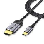 QGeeM USB-C/Type-C To HDMI Cable 4K 30Hz For Screen Mirroring & Extended Display, Cable Length: 1.2m