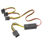 12V To SATA 1 To 3 Graphics Card To Hard Disk Drive Cable Hard Disk Drive Power Cable
