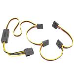 12V To SATA 1 To 4 Graphics Card To Hard Disk Drive Cable Hard Disk Drive Power Cable