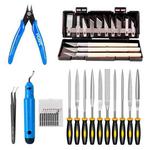 36 In 1 3D Printer Tool Kit Model Cleaning Tools, Carving Knife, File, Edge Trimmer & Polishing Supplies