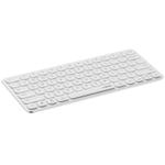 Rapoo E9000G Wireless Bluetooth Keyboard Computer Laptop Cell Phone Keyboard(White)