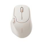 Rapoo MT560 3-Mode Wireless Bluetooth Mouse Ergonomic Desktop Laptop Mouse(Milk Tea)