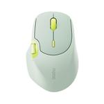Rapoo MT560 3-Mode Wireless Bluetooth Mouse Ergonomic Desktop Laptop Mouse(Light Green)