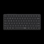 Rapoo E9050L Tri-mode Bluetooth Wireless Keyboard Silent Laptop Keyboard(Dark Gray)