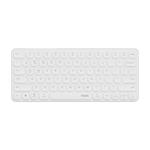 Rapoo E9050L Tri-mode Bluetooth Wireless Keyboard Silent Laptop Keyboard(White)