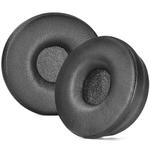 For Jabra Engage 55/65/75 Headset 1pair Protein Leather Ear Cushions Soft Replacement Ear Pads(Black)