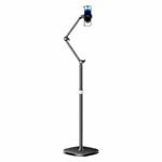 1.7m Mobile Phone Floor Stand Overhead Shooting Holder Retractable Lazy Support Without Remote Control