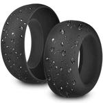 For Sony PlayStation Pulse Elite Headset 1pair Silicone Ear Cushion Covers Sweatproof Replacement Ear Pads(Black)