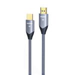 VegGieg W-H4 8K HDMI 2.1 Cable TV Set-Top Box Computer Connection Monitor Projector Video HD Cable, Size: 5m(Cotton Mesh Gray)