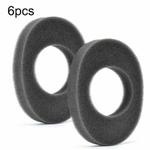 6pcs /Pack Ear Cushions For 3M WorkTunes Connect Series Headphones Noise Isolating Foam Pads, Spec: Hollow Type