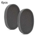 6pcs /Pack Ear Cushions For 3M WorkTunes Connect Series Headphones Noise Isolating Foam Pads, Spec: Solid Type