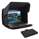 16-Inch Laptop Bag Sun Shade Foldable Anti-Glare Privacy Screen Cover for Outdoor Use(Black)