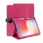 For TCL Nxtpaper 11 Plus 11.5-Inch Skin Texture All Inclusive Leather Tablet Case(Rose Red)