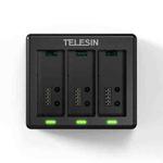 For GoPro HERO13 Black TELESIN 3 Slots Charging Base Action Camera Accessories(Black)