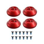 For DJI Avata 2 Sunnylife AT2-MD787 Motor Anti-dust Cover Aluminum Alloy Motor Protection Cover(Red)