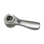 Alloy Handheld 60x USB Charging Touch Switch LED Light Optical Glass Magnifier(Silver)