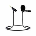 3.5mm TRRS Lavalier Microphone with Earphone Monitoring Jack Clip-on Lapel Mic 6m