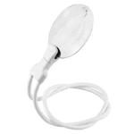 5/10X Desktop Neck-Hanging Dual-Use Reading Magnifier HD Foldable Magnifier For Elderly People Reading(White)