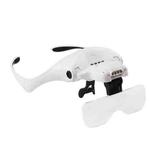 9892TSC1 USB Charging LED Light Touch Switch Mechanical Repair Head Mounted Magnifier