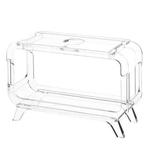 For Marshall Middleton Speaker Stand Acrylic Retro TV Cabinet Design Desktop Organizer Display Shelf(Transparent)