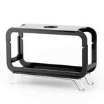 For Marshall Middleton Speaker Stand Acrylic Retro TV Cabinet Design Desktop Organizer Display Shelf(Black)