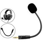 For Havit H2002D Headset Replacement Microphone 3.5mm TRS Boom Mic(4.0x160mm)