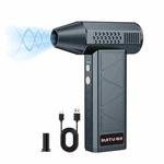 SUITU ST-8113 Outdoor Turbine Fan Home Lithium-ion Dust Blower Handheld Hair Dryer, Style: Blower Gray