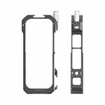 For Insta360 X3 HEPAIL AC62 Metal Rabbit Cage Magnetic Suction Horizontal Vertical Protective Frame