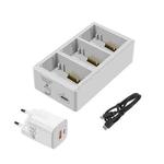 YX 3-Way Battery Charger For DJI Mini 4 Pro/Mini 3/Mini 3 Pro Charging Hub 35W EU Plug