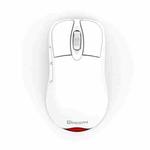 MKESPN Tri-Mode Wireless Gaming Mouse 24000 DPI, 6 RGB Lighting Modes, Rechargeable, Macro Programmable White