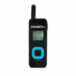 HELIDA T-M1 Mini Portable Rechargeable Two-Way Radio 22 Channels Compact Walkie Talkie EU Plug Black 