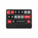 15-Key Wireless Tri-Mode Mechanical Gaming Keyboard Hot-Swappable, RGB Backlit, Macro Programmable(Black Red)