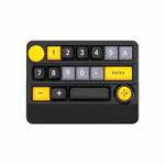 15-Key Wireless Tri-Mode Mechanical Gaming Keyboard Hot-Swappable, RGB Backlit, Macro Programmable(Black Yellow)